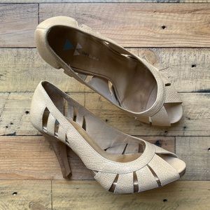 Liz Claiborne - Cutout Peep Toe Heels